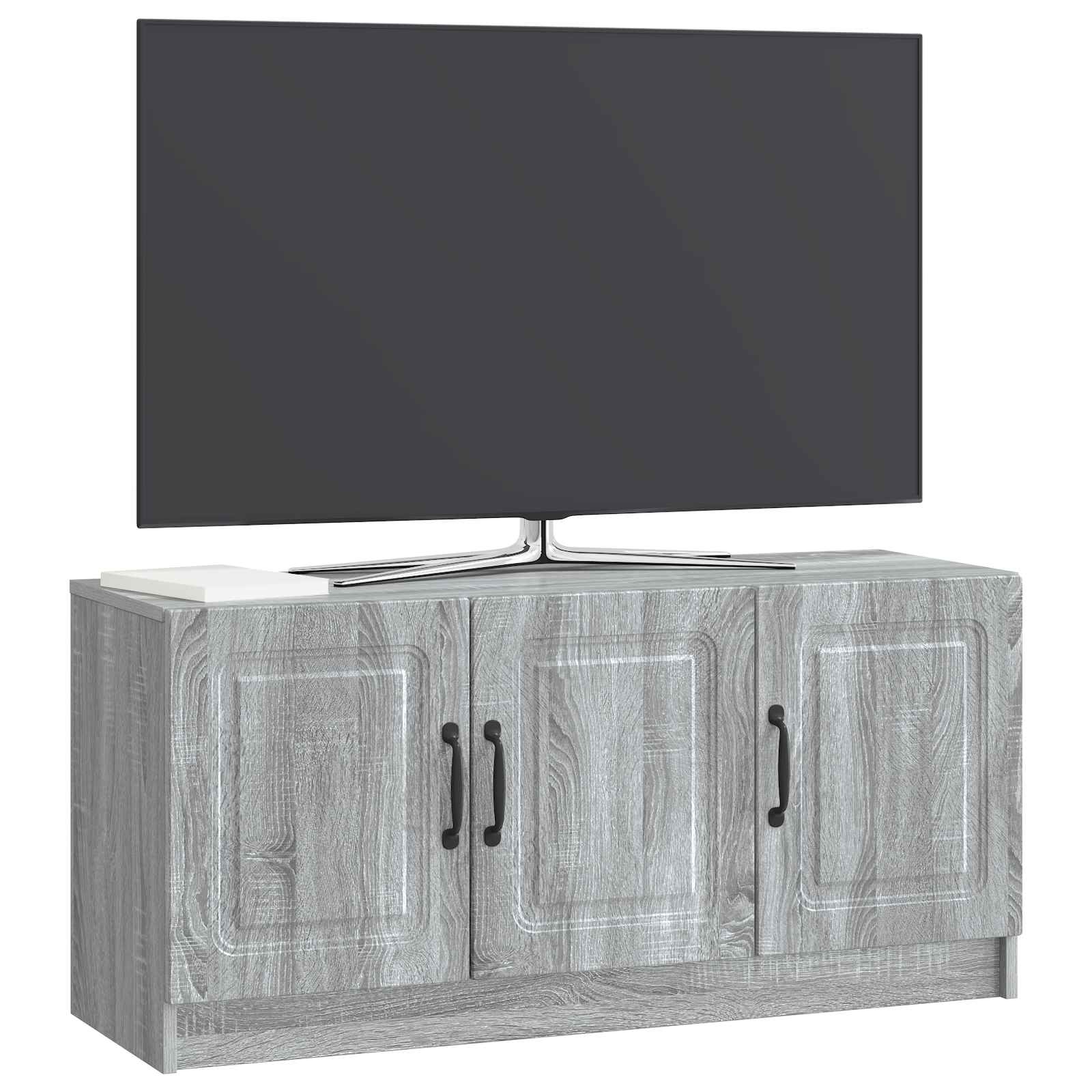 Ντουλάπι TV Γκρι Sonoma 99 x 34,5 x 47 εκ Επεξεργασμένο Ξύλο - Pakobazaar