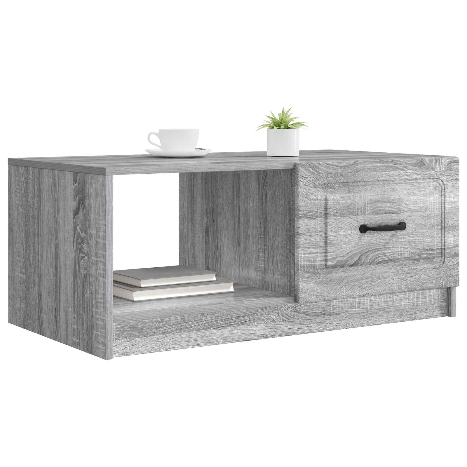 Τραπεζάκι σαλονιού Γκρι Sonoma 90 x 50 x 37 εκ - Pakobazaar