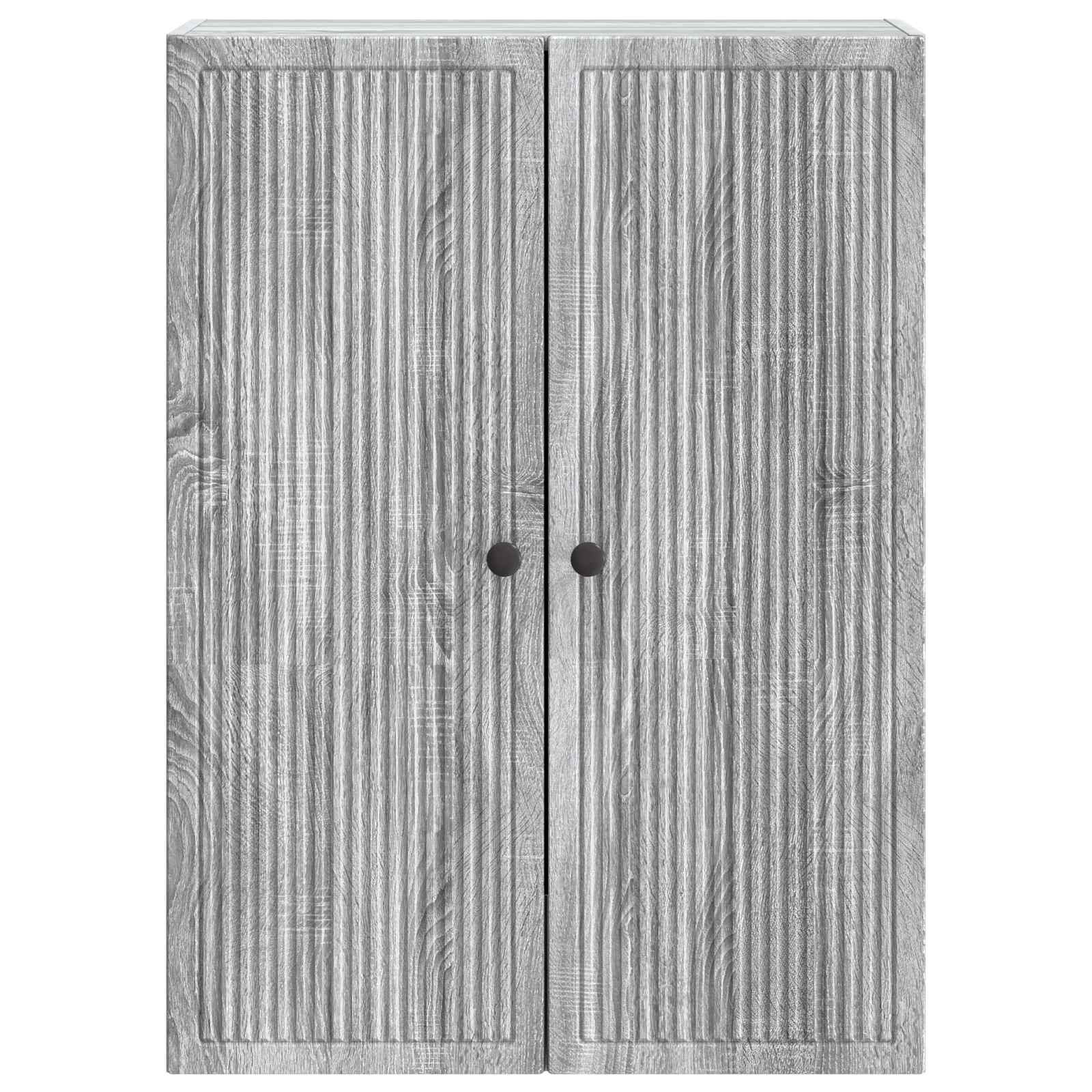 Τοίχου Ντουλάπα Γκρι Sonoma 66 x 34,5 x 90 εκ - Pakobazaar