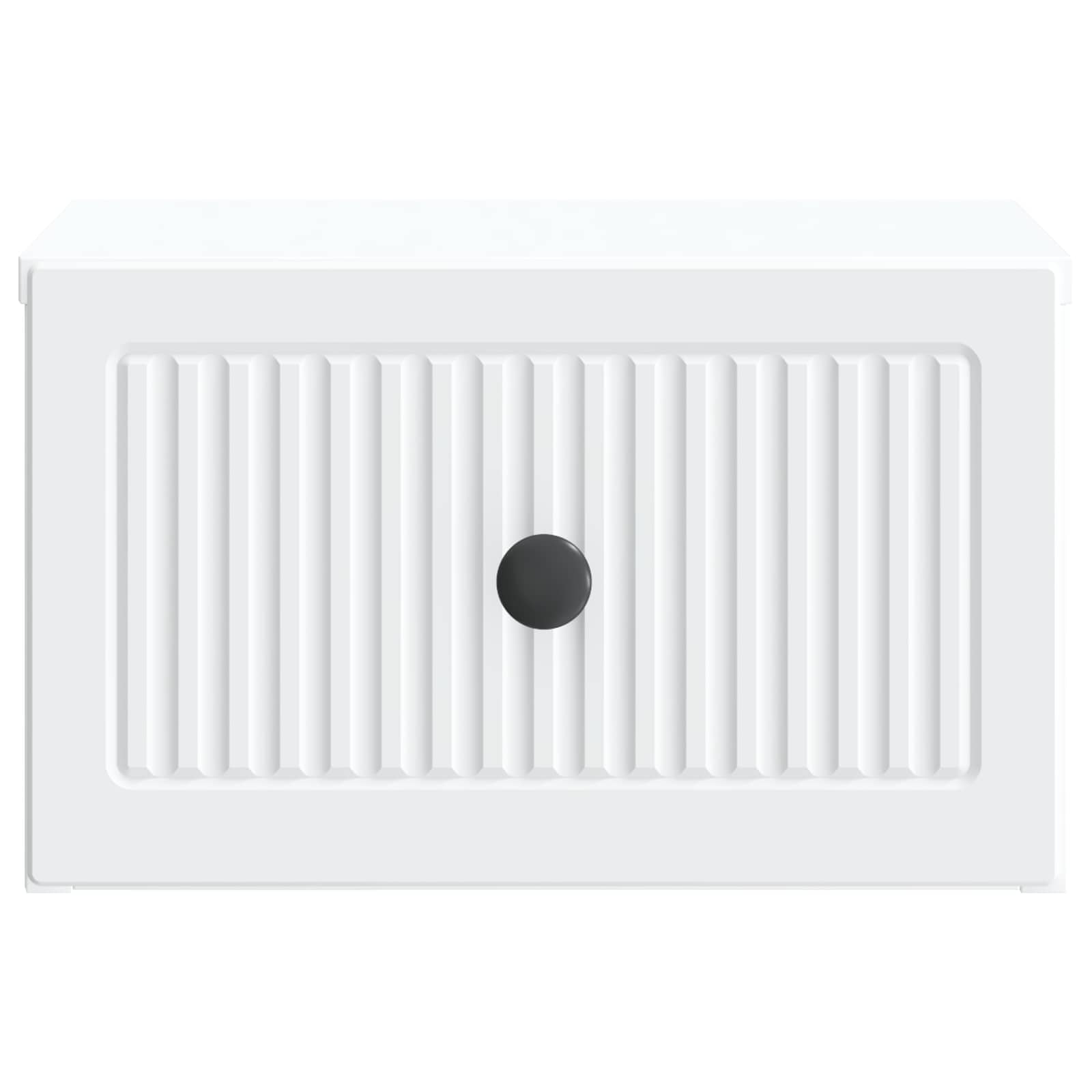 Τοίχου Κρεμαστό Κομοδίνο 2 pcs Λευκό 33 x 34,5 x 20 εκ - Pakobazaar