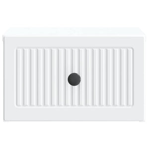 Τοίχου Κρεμαστό Κομοδίνο 2 pcs Λευκό 33 x 34,5 x 20 εκ - Pakobazaar