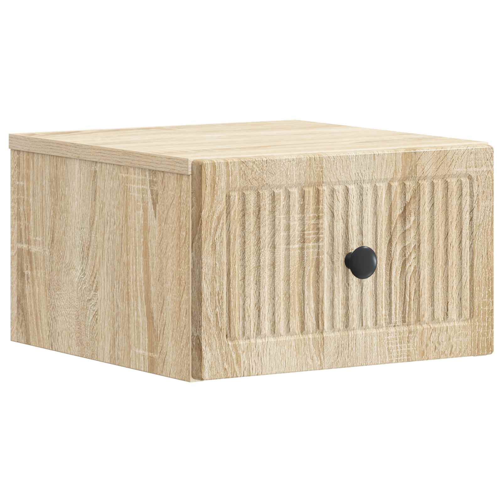 Τοίχου Κρεμαστό Κομοδίνο 2 pcs Sonoma Δρυς 33 x 34,5 x 20 εκ - Pakobazaar