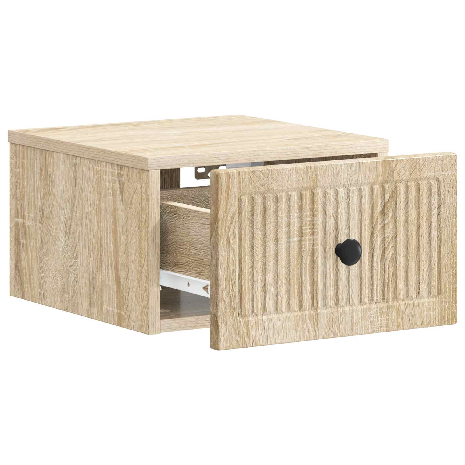 Τοίχου Κρεμαστό Κομοδίνο 2 pcs Sonoma Δρυς 33 x 34,5 x 20 εκ - Pakobazaar