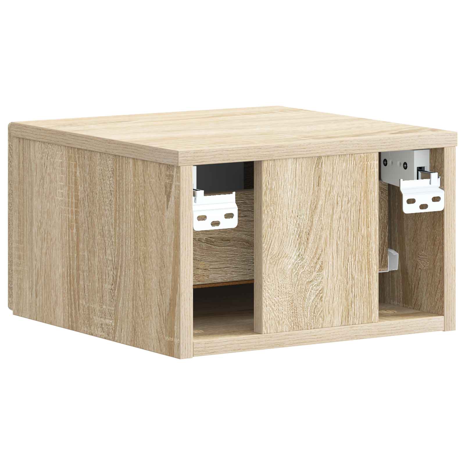 Τοίχου Κρεμαστό Κομοδίνο 2 pcs Sonoma Δρυς 33 x 34,5 x 20 εκ - Pakobazaar