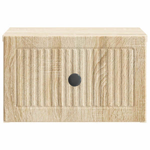 Τοίχου Κρεμαστό Κομοδίνο 2 pcs Sonoma Δρυς 33 x 34,5 x 20 εκ - Pakobazaar