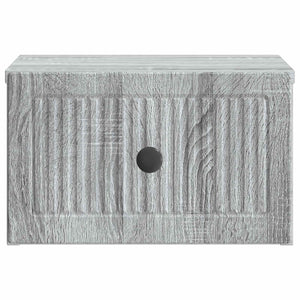 Τοίχου Κρεμαστό Κομοδίνο Γκρι Sonoma 33 x 34,5 x 20 εκ - Pakobazaar