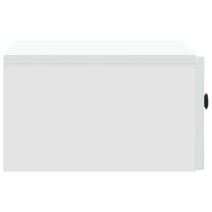 Κομοδίνο 2 pcs Λευκό 49 x 34,5 x 20 εκ. Επεξεργασμένο Ξύλο - Pakobazaar
