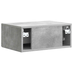 Κομοδίνο με συρτάρι Γκρι Σκυροδέματος 49 x 34,5 x 20 εκ. - Pakobazaar