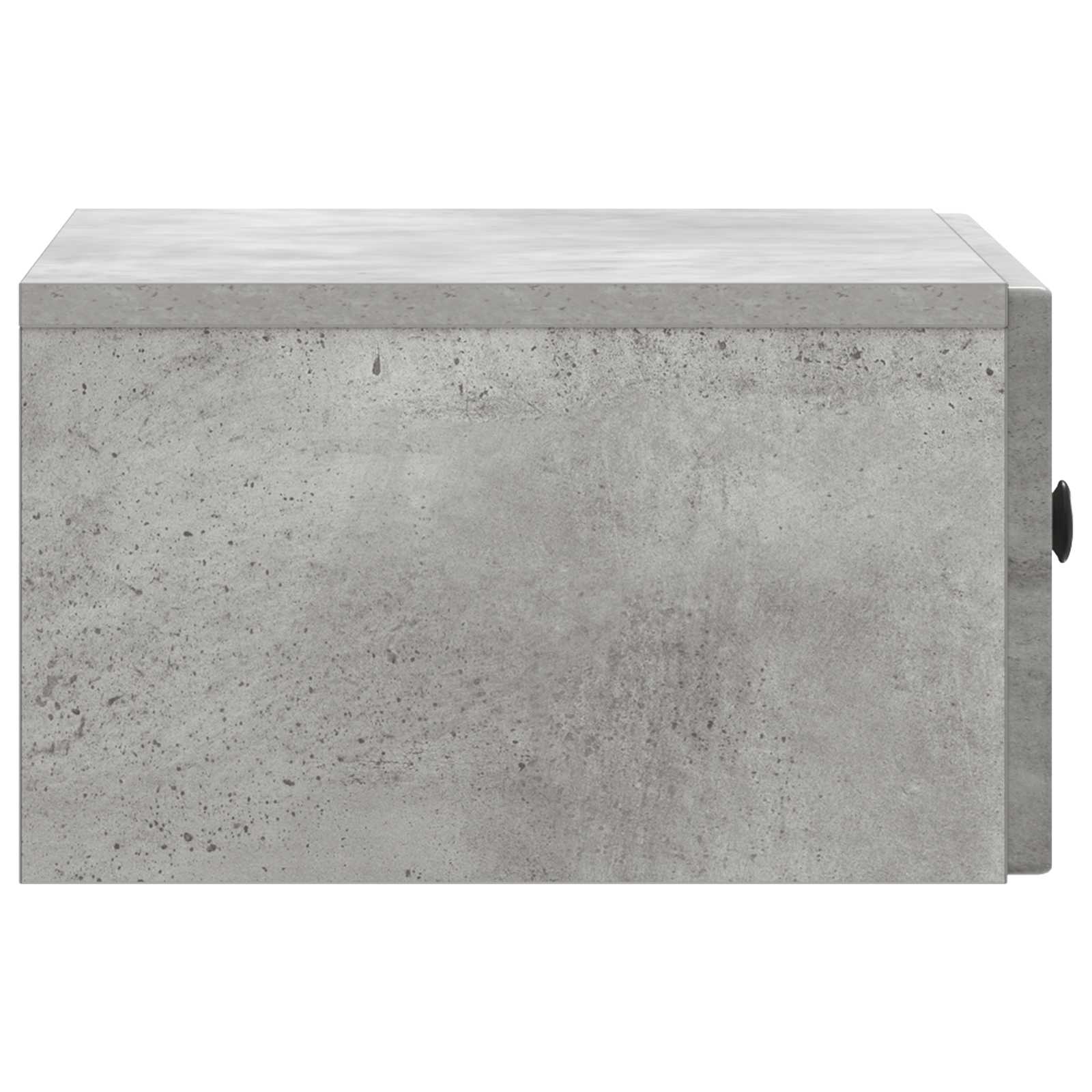 Κομοδίνο με συρτάρι Γκρι Σκυροδέματος 49 x 34,5 x 20 εκ. - Pakobazaar