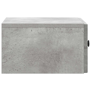 Κομοδίνο με συρτάρι Γκρι Σκυροδέματος 49 x 34,5 x 20 εκ. - Pakobazaar