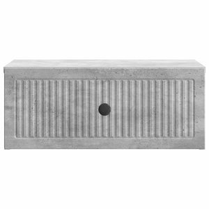 Κομοδίνο με συρτάρι 2 pcs Γκρι Σκυροδέματος 49 x 34,5 x 20 εκ. - Pakobazaar