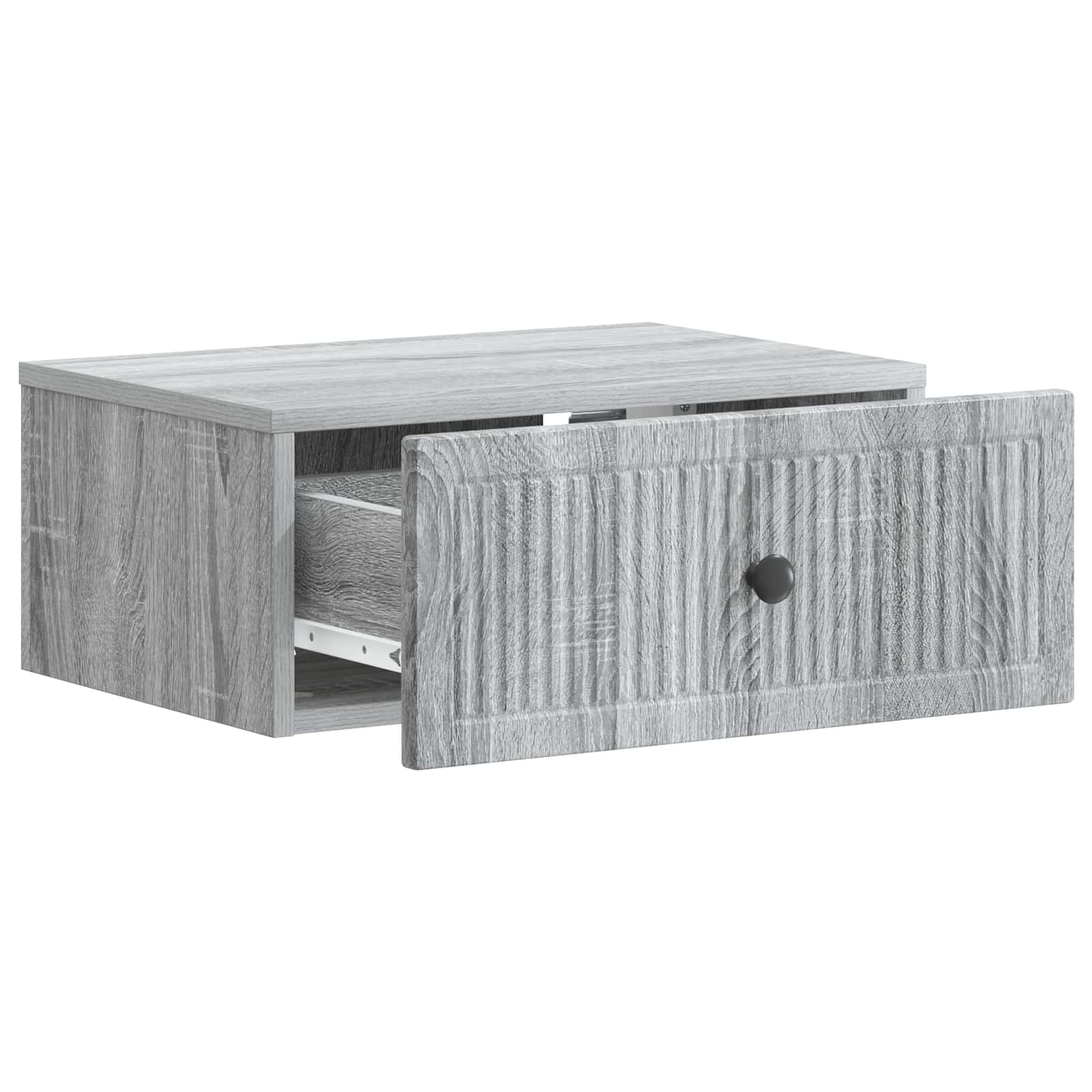 Κομοδίνο Γκρι Sonoma 49 x 34,5 x 20 εκ. Επεξεργασμένο Ξύλο - Pakobazaar