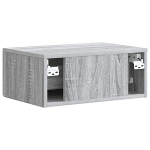 Κομοδίνο Γκρι Sonoma 49 x 34,5 x 20 εκ. Επεξεργασμένο Ξύλο - Pakobazaar