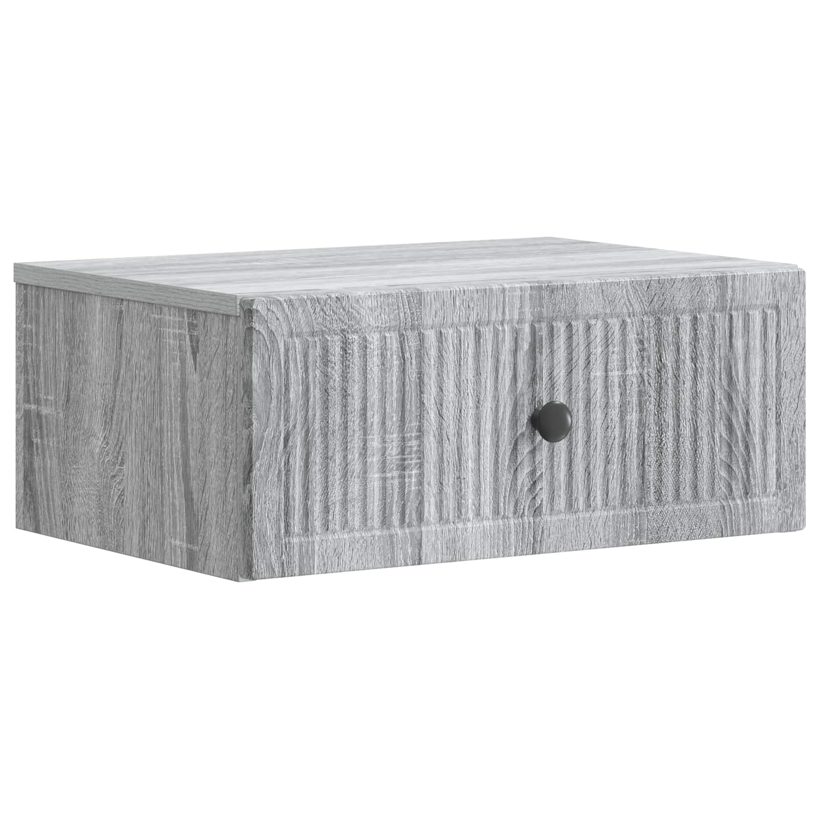Κομοδίνο με συρτάρι 2 pcs Γκρι Sonoma 49 x 34,5 x 20 εκ. - Pakobazaar