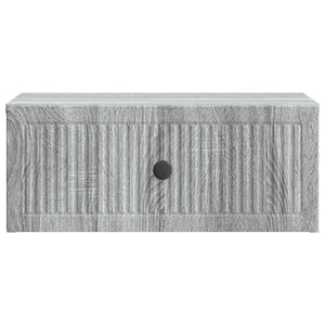 Κομοδίνο με συρτάρι 2 pcs Γκρι Sonoma 49 x 34,5 x 20 εκ. - Pakobazaar