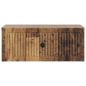 Κομοδίνο με συρτάρι 2 pcs Παλαιωμένο ξύλο 49 x 34,5 x 20 εκ. - Pakobazaar