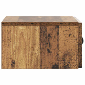 Κομοδίνο με συρτάρι 2 pcs Παλαιωμένο ξύλο 49 x 34,5 x 20 εκ. - Pakobazaar