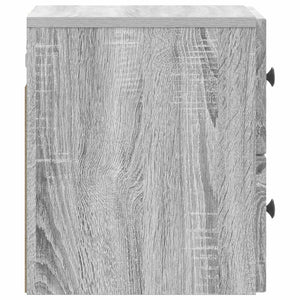Τοίχου Κρεμαστό Κομοδίνο Γκρι Sonoma 33 x 34,5 x 40 εκ - Pakobazaar