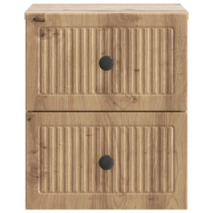 Τοίχου Κρεμαστό Κομοδίνο Artisan Δρυς 33 x 34,5 x 40 εκ - Pakobazaar