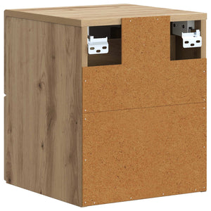 Τοίχου Κρεμαστό Κομοδίνο 2 pcs Artisan Δρυς 33 x 34,5 x 40 εκ - Pakobazaar