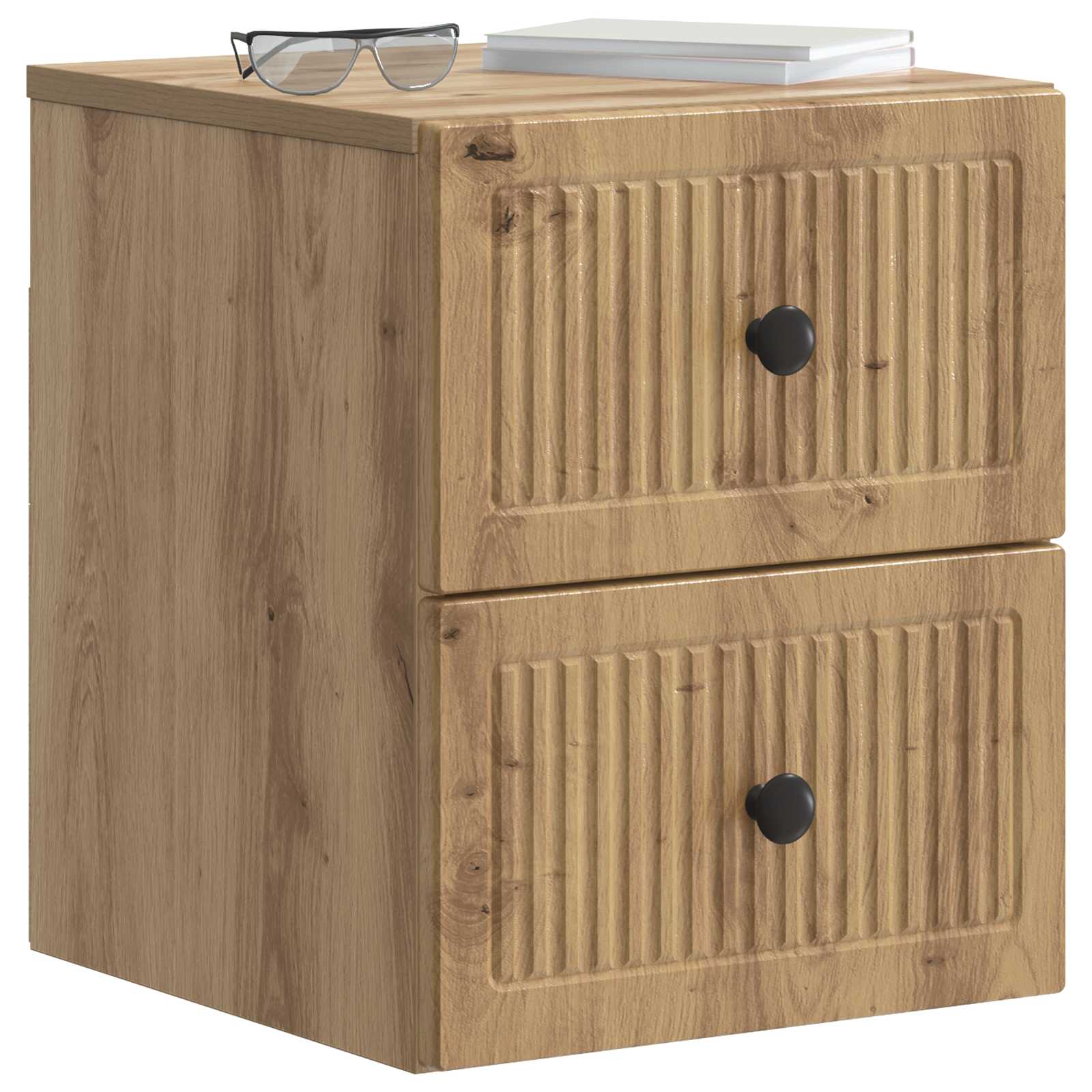 Τοίχου Κρεμαστό Κομοδίνο 2 pcs Artisan Δρυς 33 x 34,5 x 40 εκ - Pakobazaar