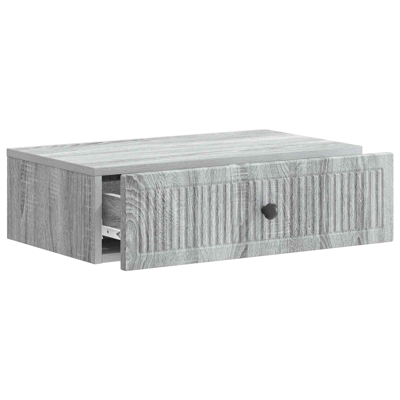 Τραπεζάκι Τοίχου Γκρι Sonoma 59 x 34,5 x 17 εκ. - Pakobazaar