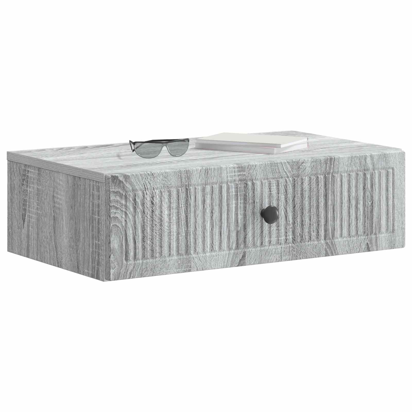 Τραπεζάκι Τοίχου Γκρι Sonoma 59 x 34,5 x 17 εκ. - Pakobazaar