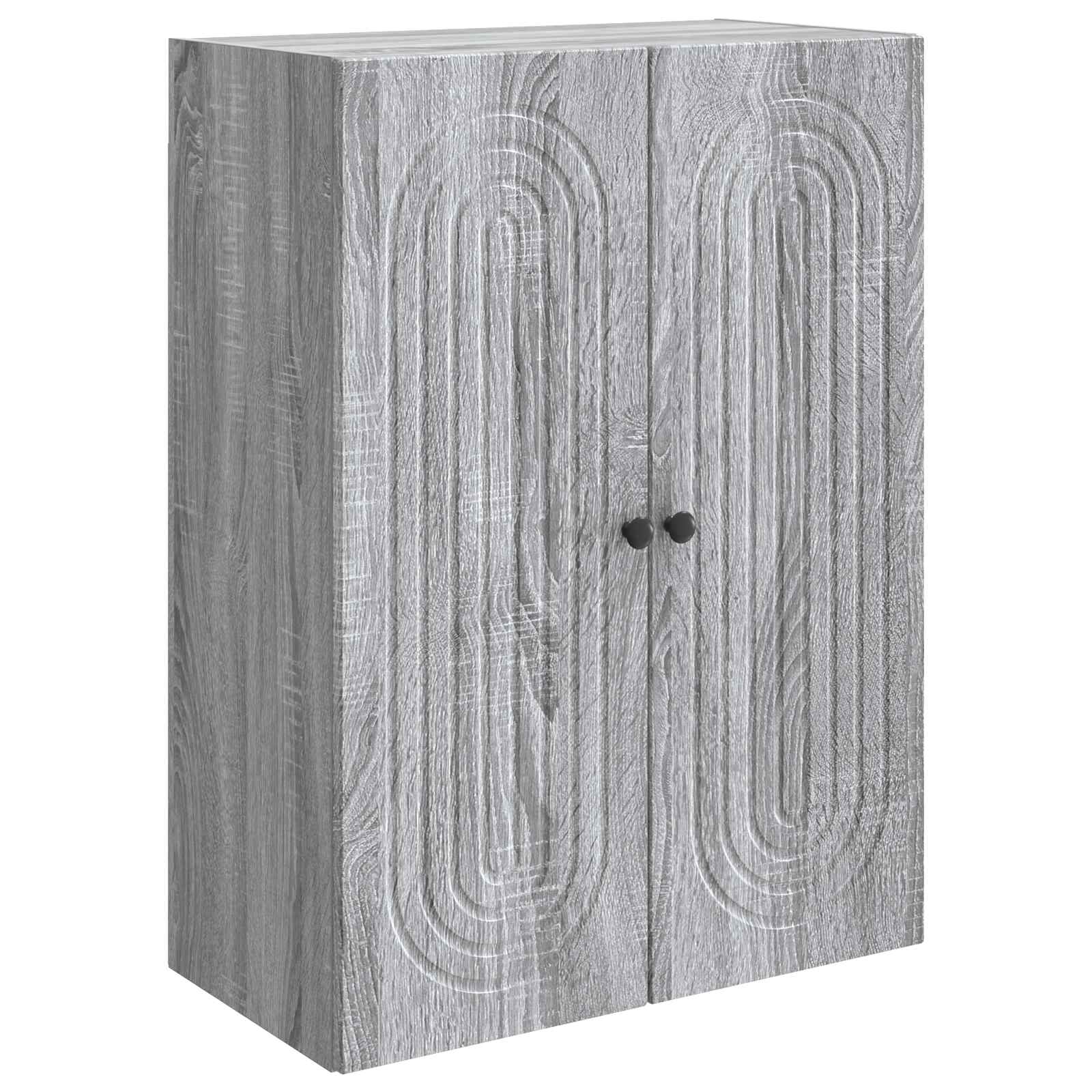 Τοίχου Ντουλάπα Γκρι Sonoma 66 x 34,5 x 90 εκ - Pakobazaar