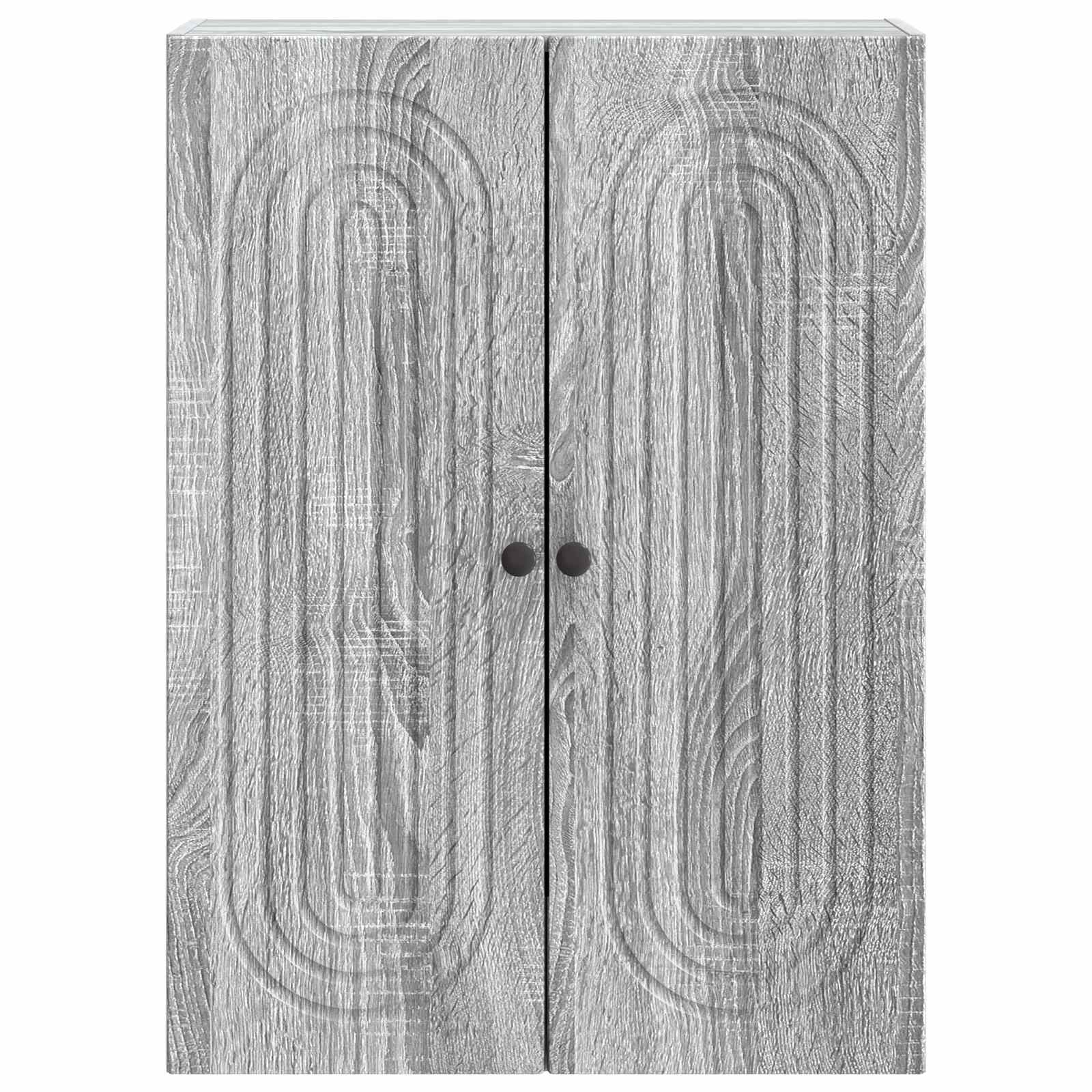 Τοίχου Ντουλάπα Γκρι Sonoma 66 x 34,5 x 90 εκ - Pakobazaar