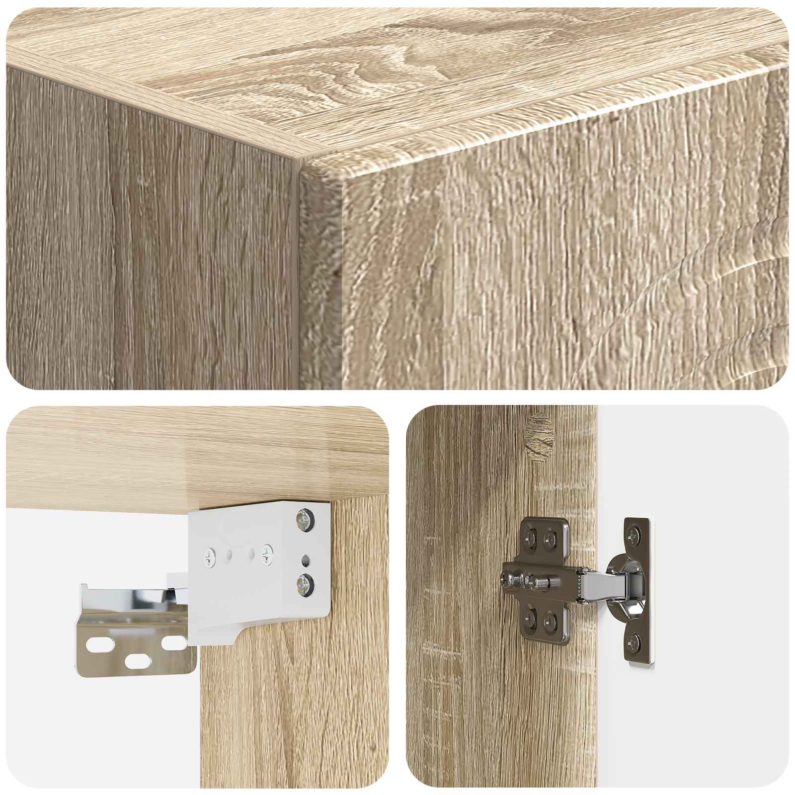 Τοίχου Ντουλάπα Sonoma Δρυς 33 x 34,5 x 90 εκ - Pakobazaar
