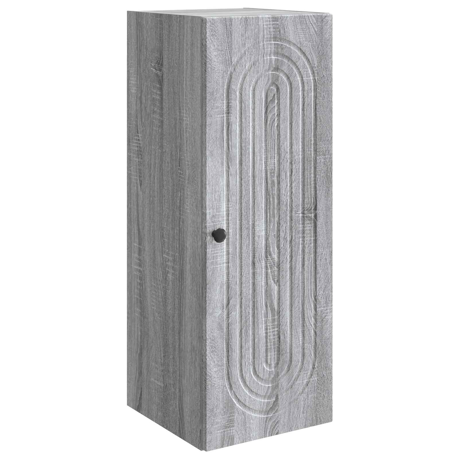 Τοίχου Ντουλάπα Γκρι Sonoma 33 x 34,5 x 90 εκ - Pakobazaar