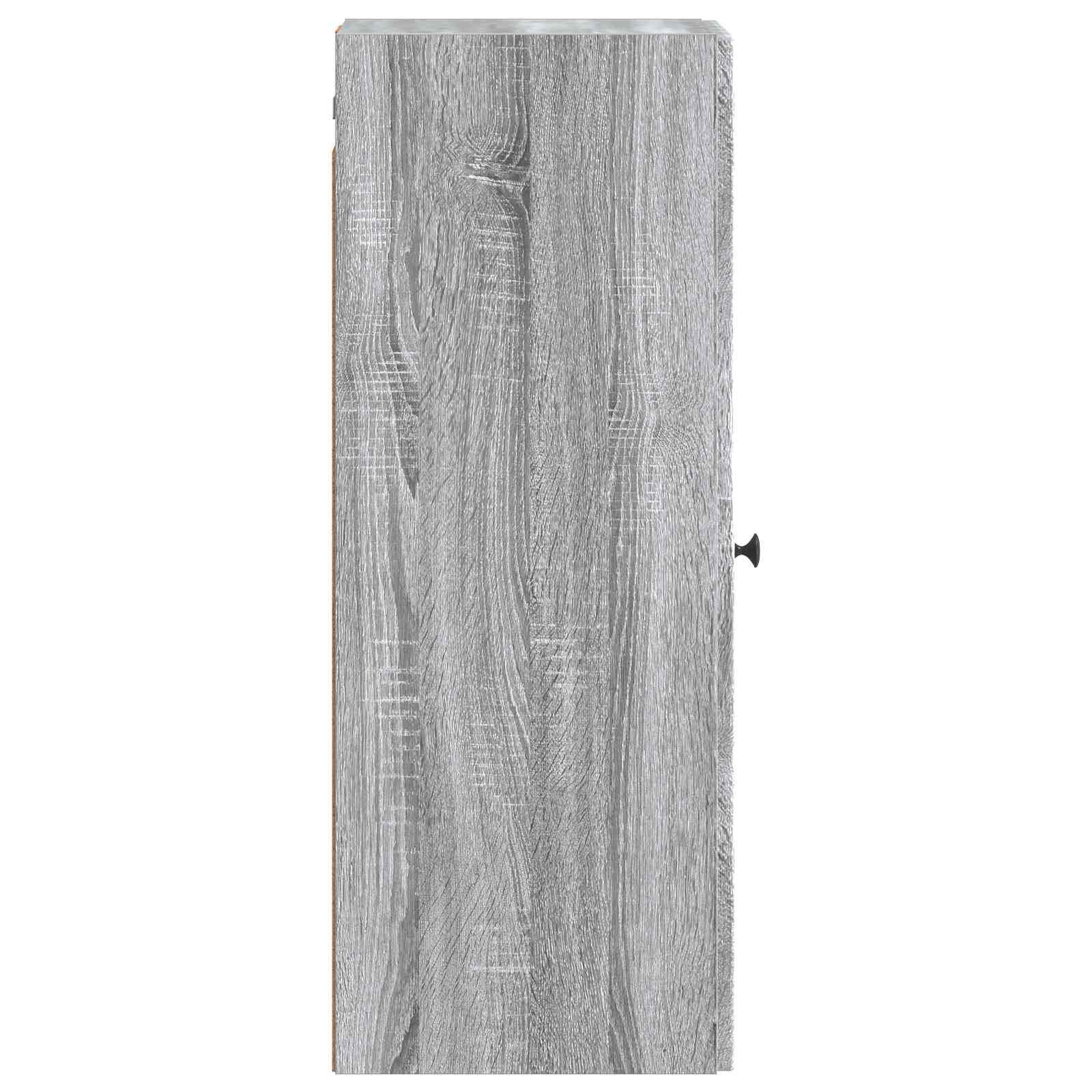 Τοίχου Ντουλάπα Γκρι Sonoma 33 x 34,5 x 90 εκ - Pakobazaar