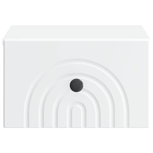 Τοίχου Κρεμαστό Κομοδίνο 2 pcs Λευκό 33 x 34,5 x 20 εκ - Pakobazaar