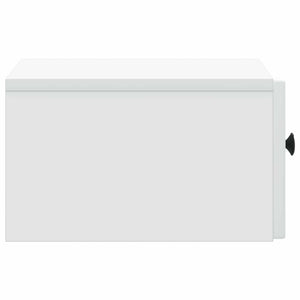 Τοίχου Κρεμαστό Κομοδίνο 2 pcs Λευκό 33 x 34,5 x 20 εκ - Pakobazaar