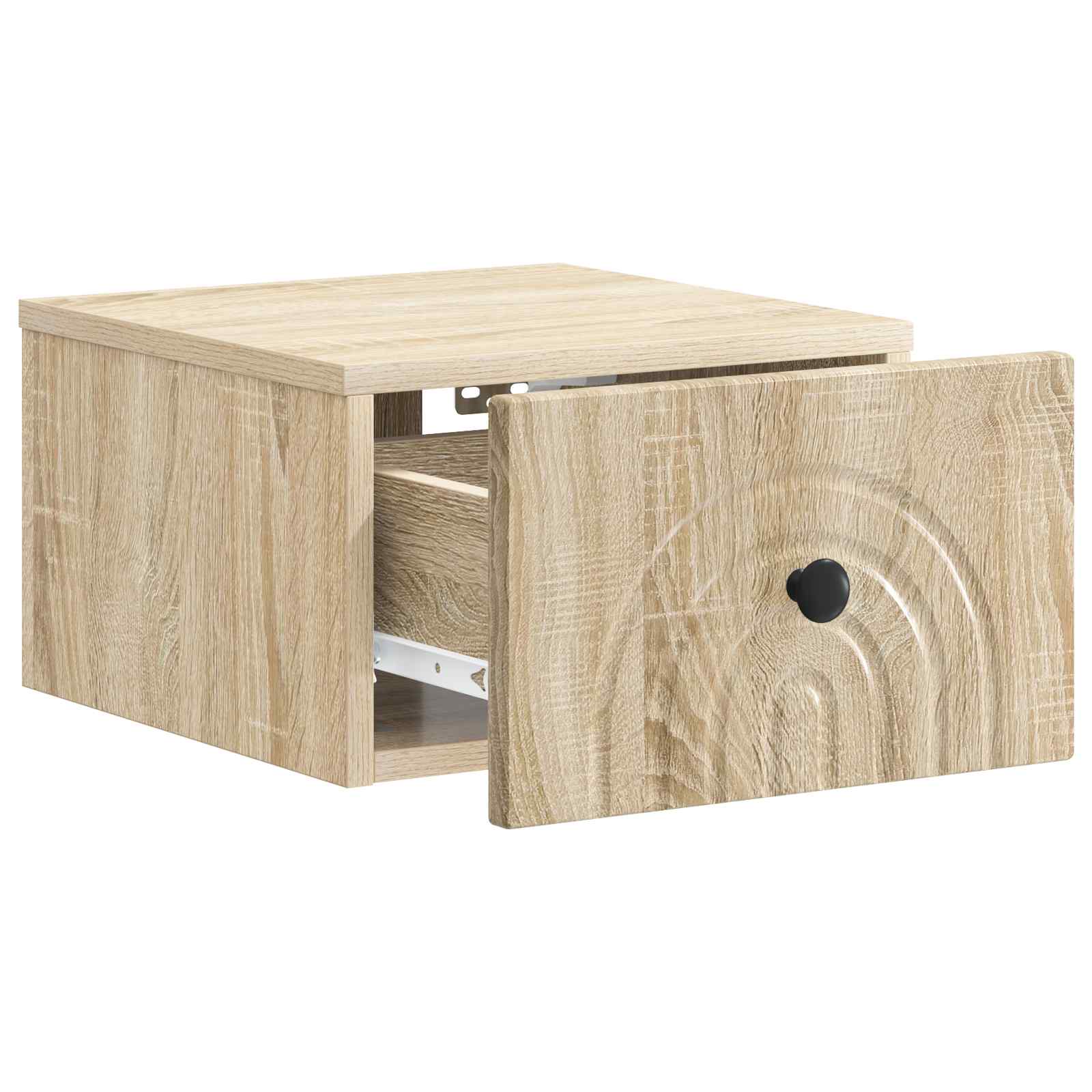 Τοίχου Κρεμαστό Κομοδίνο 2 pcs Sonoma Δρυς 33 x 34,5 x 20 εκ - Pakobazaar