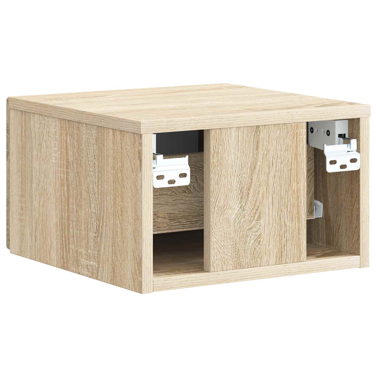 Τοίχου Κρεμαστό Κομοδίνο 2 pcs Sonoma Δρυς 33 x 34,5 x 20 εκ - Pakobazaar