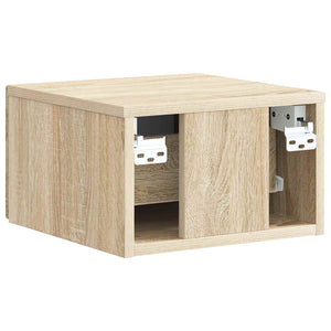 Τοίχου Κρεμαστό Κομοδίνο 2 pcs Sonoma Δρυς 33 x 34,5 x 20 εκ - Pakobazaar