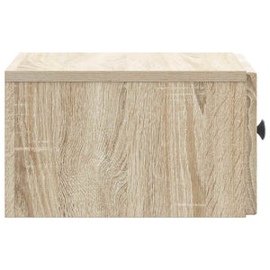Τοίχου Κρεμαστό Κομοδίνο 2 pcs Sonoma Δρυς 33 x 34,5 x 20 εκ - Pakobazaar