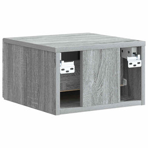 Τοίχου Κρεμαστό Κομοδίνο Γκρι Sonoma 33 x 34,5 x 20 εκ - Pakobazaar