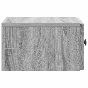 Τοίχου Κρεμαστό Κομοδίνο Γκρι Sonoma 33 x 34,5 x 20 εκ - Pakobazaar