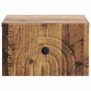 Τοίχου Κρεμαστό Κομοδίνο Παλαιωμένο ξύλο 33 x 34,5 x 20 εκ - Pakobazaar