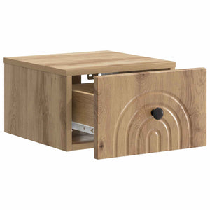 Τοίχου Κρεμαστό Κομοδίνο 2 pcs Artisan Δρυς 33 x 34,5 x 20 εκ - Pakobazaar