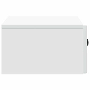 Τοίχου Κρεμαστό Κομοδίνο 2 pcs Λευκό 49 x 34,5 x 20 εκ. - Pakobazaar