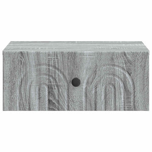 Τοίχου Κρεμαστό Κομοδίνο 2 pcs Γκρι Sonoma 49 x 34,5 x 20 εκ. - Pakobazaar