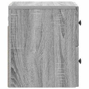 Τοίχου Κρεμαστό Κομοδίνο Γκρι Sonoma 33 x 34,5 x 40 εκ - Pakobazaar