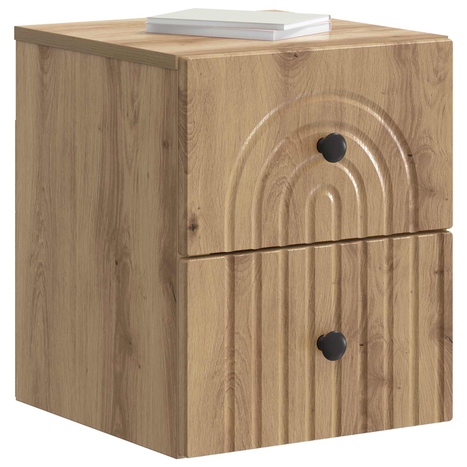 Τοίχου Κρεμαστό Κομοδίνο Artisan Δρυς 33 x 34,5 x 40 εκ - Pakobazaar