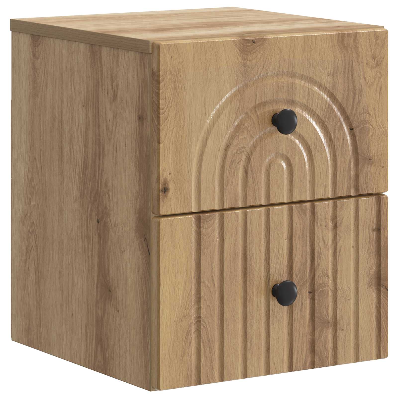Τοίχου Κρεμαστό Κομοδίνο 2 pcs Artisan Δρυς 33 x 34,5 x 40 εκ - Pakobazaar