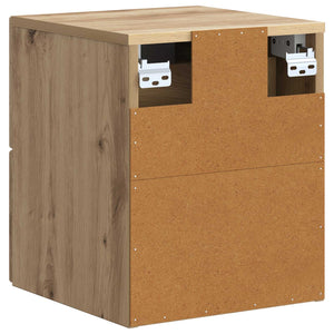 Τοίχου Κρεμαστό Κομοδίνο 2 pcs Artisan Δρυς 33 x 34,5 x 40 εκ - Pakobazaar