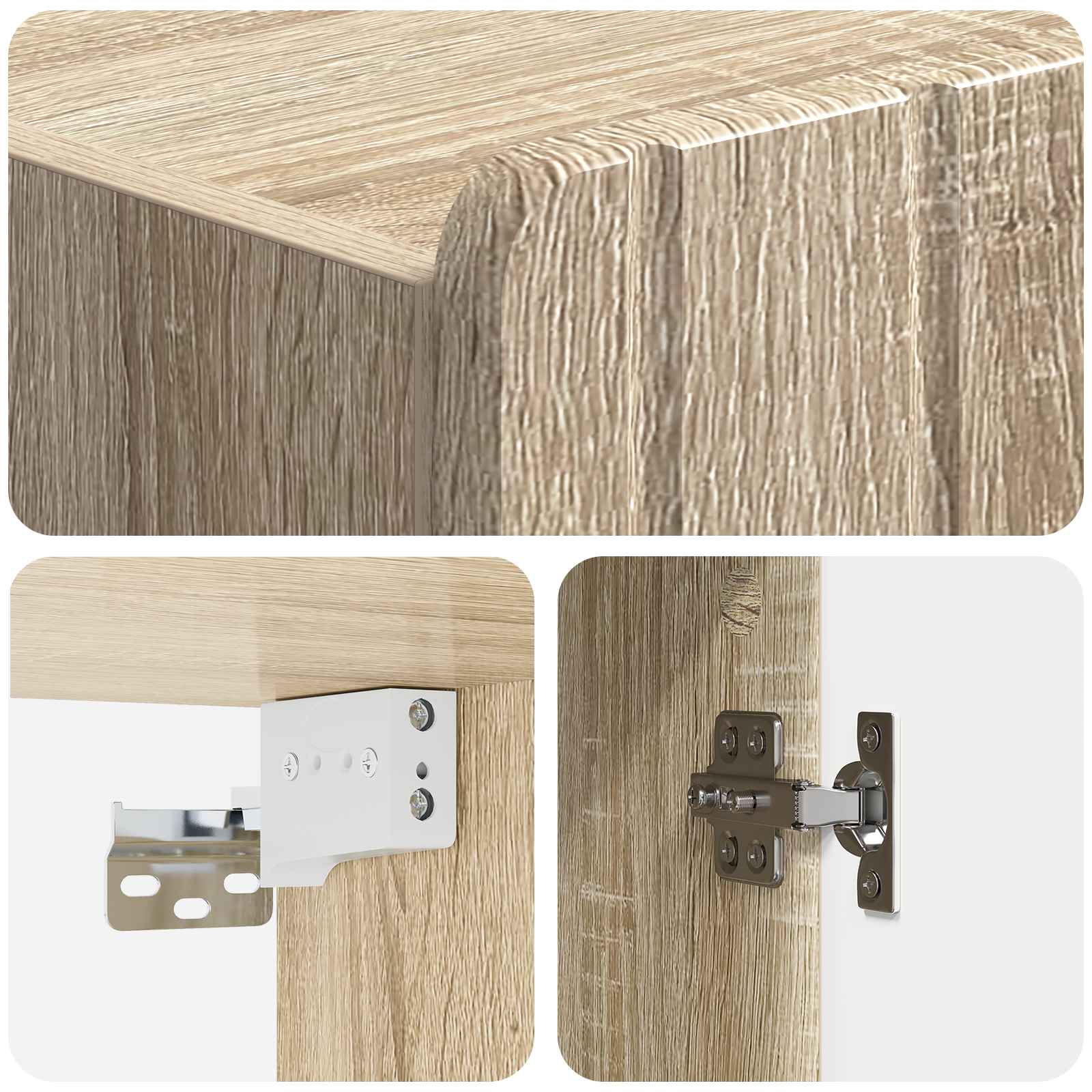 Τοίχου Ντουλάπα Sonoma Δρυς 66 x 34,5 x 92 εκ. - Pakobazaar