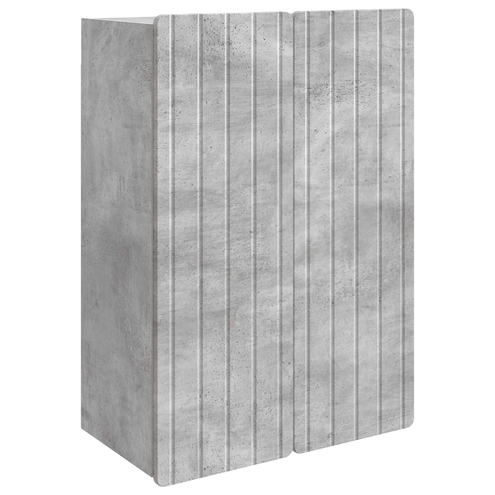 Τοίχου Ντουλάπα Γκρι Σκυροδέματος 66 x 34,5 x 92 εκ. - Pakobazaar